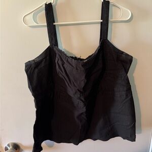 Torrid Black scallop Tank Top